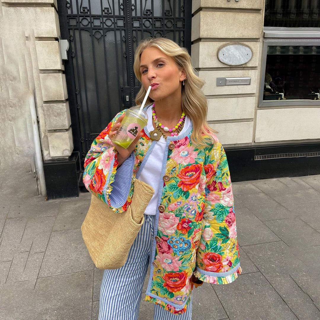 FlowerBomb™ - Stylish jacket with lots of colours for spring