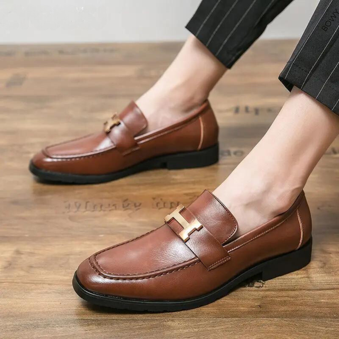 Hermano™ Men's leather loafers