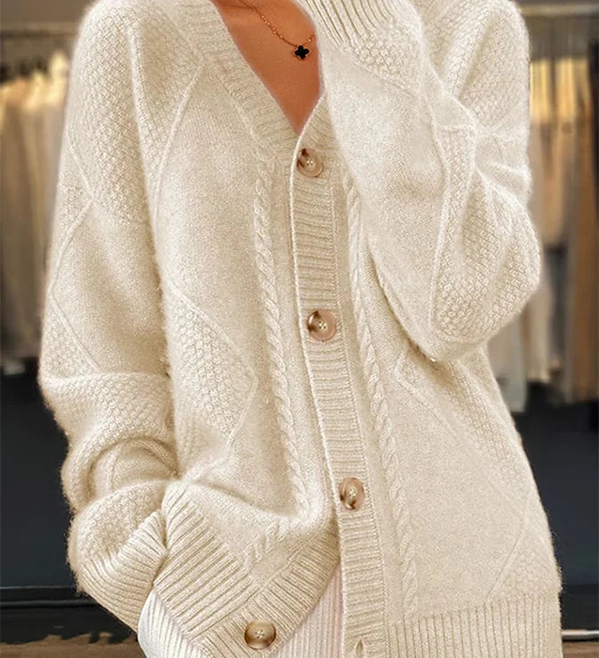 Women's Faux Cashmere Cardigan Pullover