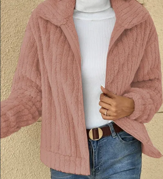 Short Winter Fleece jacket