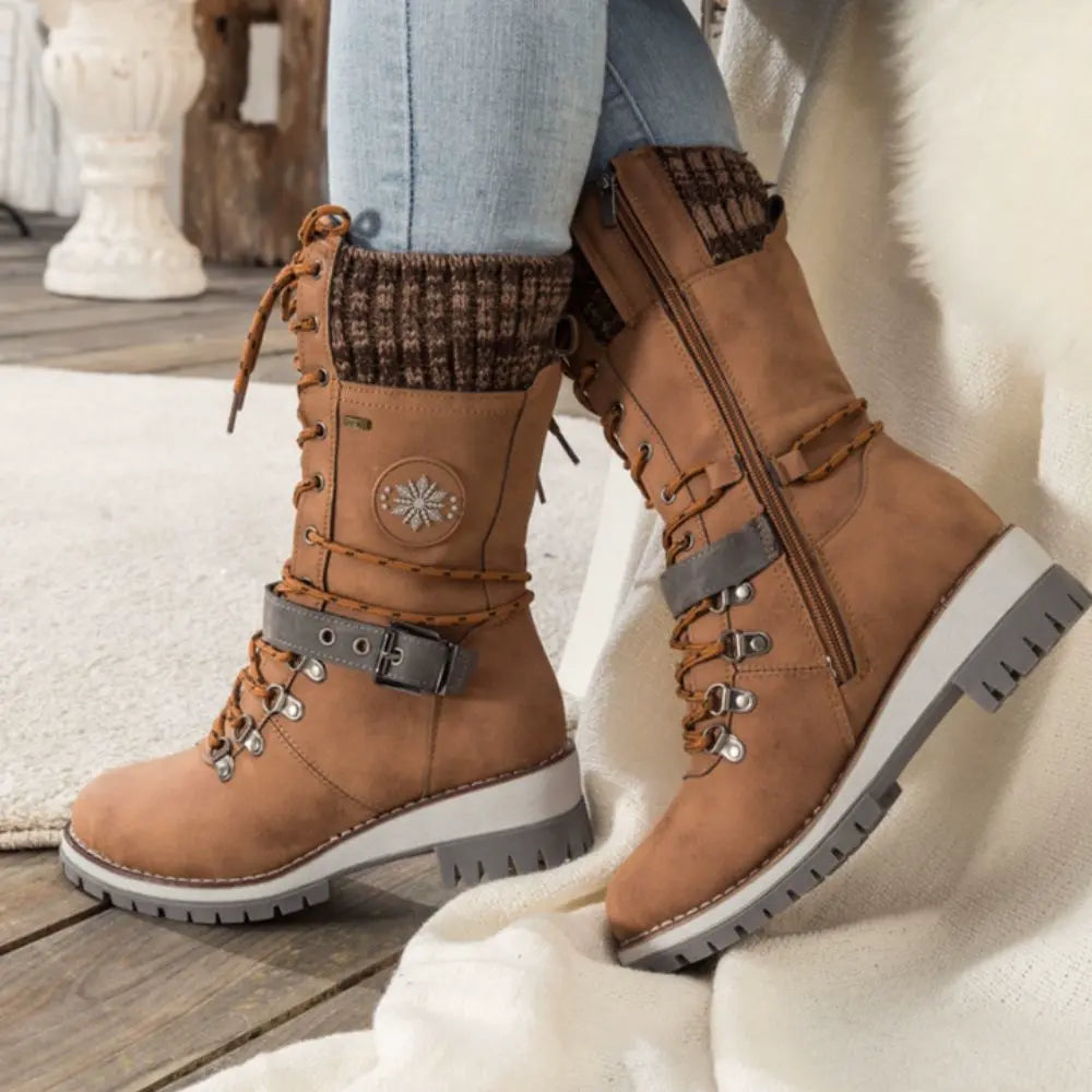 SnowBoots Pro™ | Ortopædiske vinterstøvler til kvinder - smertelindrende &amp; varmende